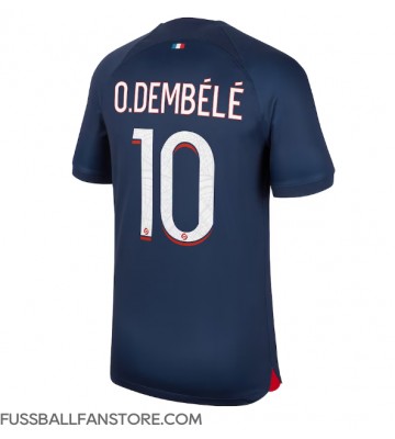 Paris Saint-Germain Ousmane Dembele #10 Replik Heimtrikot 2023-24 Kurzarm